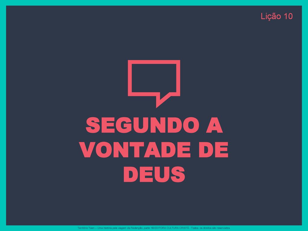 SEGUNDO A VONTADE DE DEUS Ppt Carregar